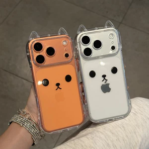 Đơn Giản Dễ Thương Dễ Thương Đồng Hồ Dễ Thương Thích Hợp Cho Apple 17Promax Tai Mèo Vỏ Điện Thoại IP16 Trong Suốt 15 Chống Sốc142025.12.24