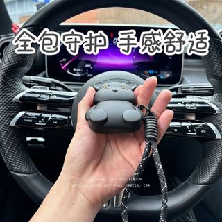 Vỏ chìa khóa ô tô bằng silicon hoạt hình Aion Thích hợp cho aion Splus / Y / V / LX