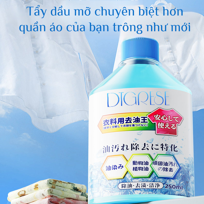 ❤️NÓNG BỎNG❤️Chất tẩy vết dầu mỡ đa năng/Chất tẩy vết bẩn mạnh mẽ trên quần áo/Vua tẩy dầu mỡ trên vải/Chất tẩy dầu mỡ thảo dược cho quần áo/Chất tẩy rửa hòa tan dầu mỡ gốc enzyme tự nhiên
