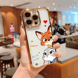 Ốp Điện Thoại Zootopia Jodie Judy Nick Trong Suốt Cho Samsung Galaxy A07 A17 A06 A16 A26 A36 A56 A05 A05S A15 A25 A35 A55 5G Mềm Chống Rơi