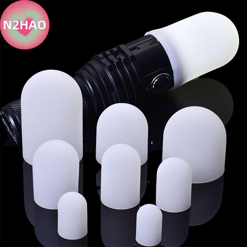 N2HAO 2 Chiếc Silicon Đàn Hồi Đèn Pin Lampshade Cho SP31 SP35 IF22A C8G IF25A SP36 S2 C8 EA01 TS21 Q8 14-75MM Đèn Pin n