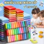 BỘ ĐẤT NẶN 24 MÀU CHO BÉ - Đất Sét Nặn Hình Cao Cấp, Không Dính Tay