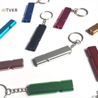 Còi Kim Loại Phẳng Dual Tần Số cho Đi Bộ và Leo Núi - Quà Tặng Perfect