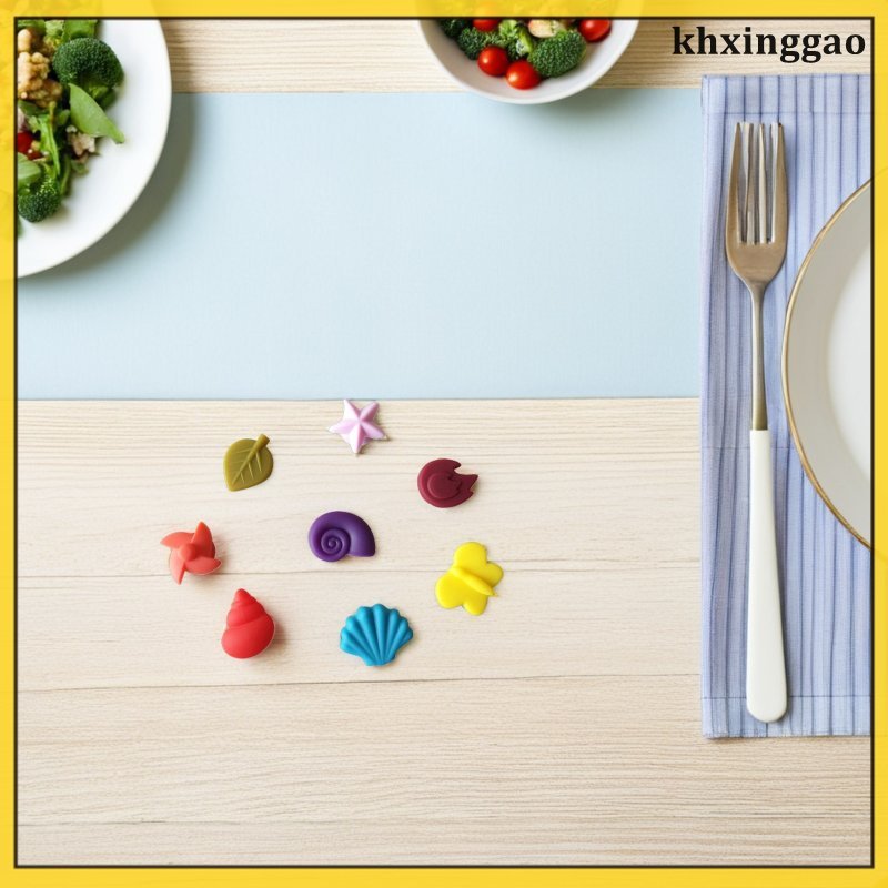 Charm Dán Nhãn Kính Uống Bút Đánh Dấu Nhận Dạng Phụ Kiện khxinggao