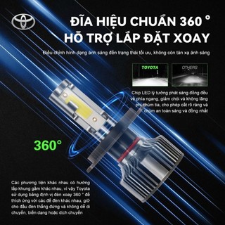 chất lượng cao 2 Bóng Đèn Cos / Đèn Pha led H4 H7 H11 9005 9006 80W 20000LM Thiết Kế Nhỏ Gọn Chuyên Dụng Cho Xe Hơi