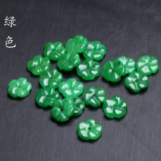 ((Set 5 Miếng) Ngọc Đỏ Vàng và Xanh - Phụ Kiện DIY Vòng Tay