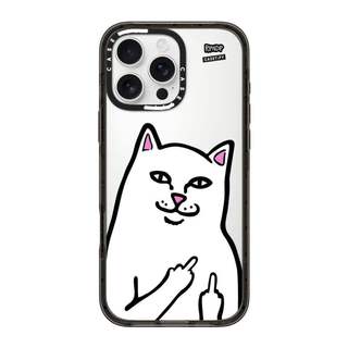 CASECASE X Lord Nermal Edge Đen Trong Suốt Cứng Từ Hút Tác Động Dành Cho Apple IPhone 12 13 14 15 16 17 Pro Max Air Plus Có Hộp