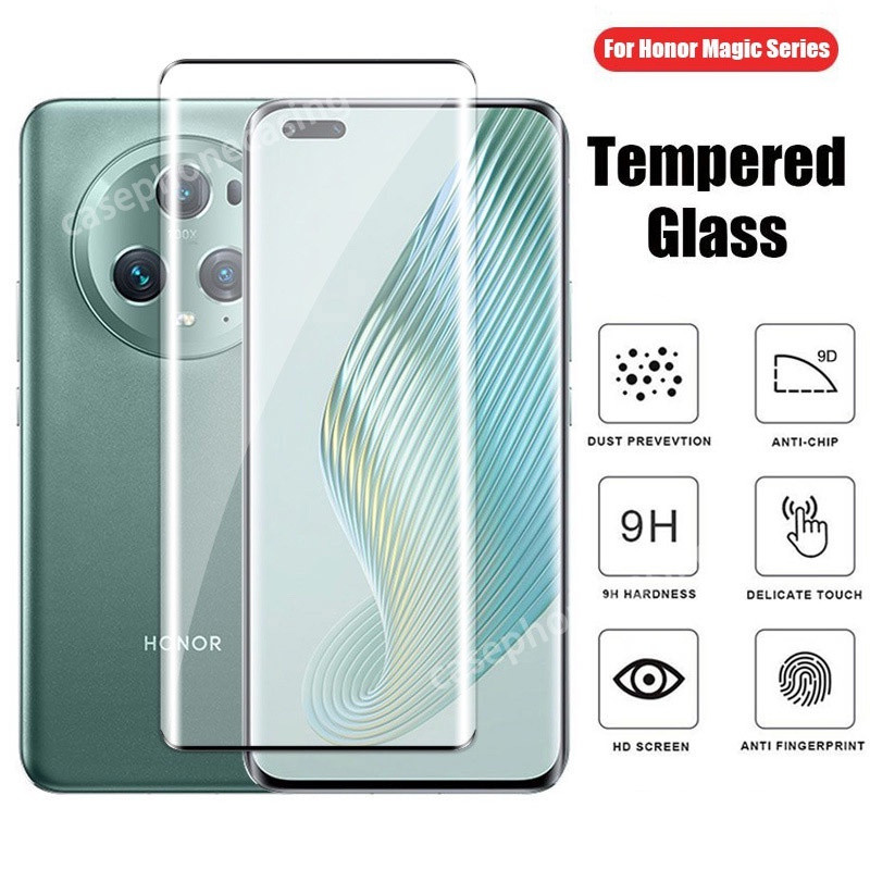 Dành Cho Honor Magic 7 6 5 4 Pro Magic5 Lite Magic6Pro 5G 2024 Bảo Vệ Màn Hình Cong Chống Trầy Xước Độ Cứng 9H Full Cover Kính Cường Lực HD Clear View Phim Bảo Vệ