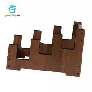 Giá đỡ nhạc cụ bằng gỗ Tiết kiệm không gian Đế đàn Guitar cho âm trầm điện Nhiều đàn Guitar