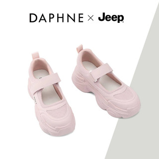 JEEP Daphne Co-Branded Mary Jane Giày Nữ Đế Dày Nhỏ Cao Cấp Baotou Rỗng Giày Sandal Thể Thao Nữ