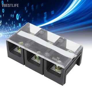 VBESTLIFE Huleo 600V 100A Khối đầu cuối dây rào chắn 2 chiếc TC cố định sắt đen cho thiết bị (2 vị trí (1002))