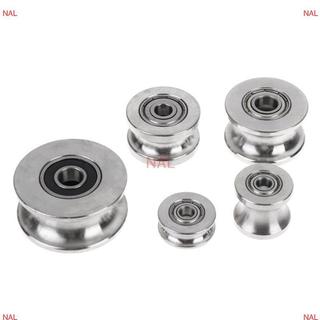 [NA] 304 U Rãnh Mang Bánh Xe Cố Định Chống Rỉ Sét Ròng Rọc Cho Dây Tra Cửa Trượt Tủ MỚI