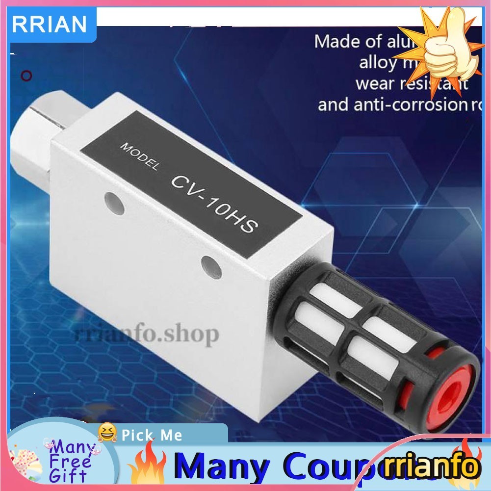 Rrianfo Thiết bị hút chân không xả khí CV-10HS kèm ống hãm thanh 0 ~ 60 oC -92bar