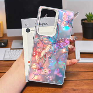 Con bướm màu được trang bị cho SAMSUNG A05 A06 A13 A14 A15 A25 A55 A35 S22 S23 S24 S25 ULTRA laser case IMD xay lỗ lớn