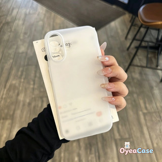 Ốp Silicon Mờ Dopamine Ice Mist Cho Samsung Galaxy A17 A16 M15 F15 A15 M15 F15 A14 M14 F14 A13 M13 A12 M12 F12 A11 M11 Vỏ Cam Sống Động Thẩm Mỹ Vỏ Mỏng Dễ Thương