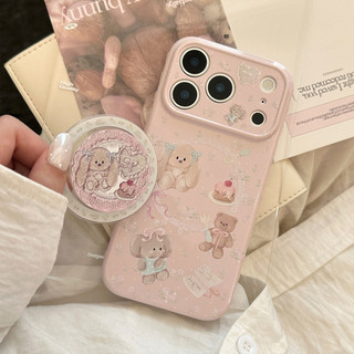 [Sheren] Ốp điện thoại búp bê hoa lấp lánh Thích hợp cho i17 16 15 14 13 12 11 pro max Vỏ bảo vệ chống sốc