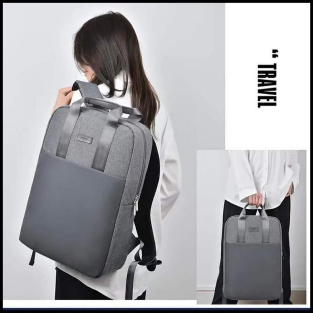 [Chính Hãng] Balo Chống Gù WiWU Minimalist Backpack Cho Laptop 15.6 Inch - Vải Kháng Nước, Đa Năng Đi Học, Du Lịch