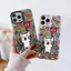 Ốp Lưng Cho OPPO A5X A3 A96 A95 A76 A74 A60 A58 A57 A53 A38 A18 A17 A16 A15 A7 A5 Reno 14 13 12 11 10 Pro 8 7Z 8Z 6 Mạ Acrylic IMD Case Motif Mèo Dễ Thương CYIM169