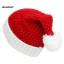 Mũ Giáng Sinh Len Dệt Kim Trắng Pompom Handmade - Phụ Kiện Thời Trang Nam Nữ Đi Ngoài Trời