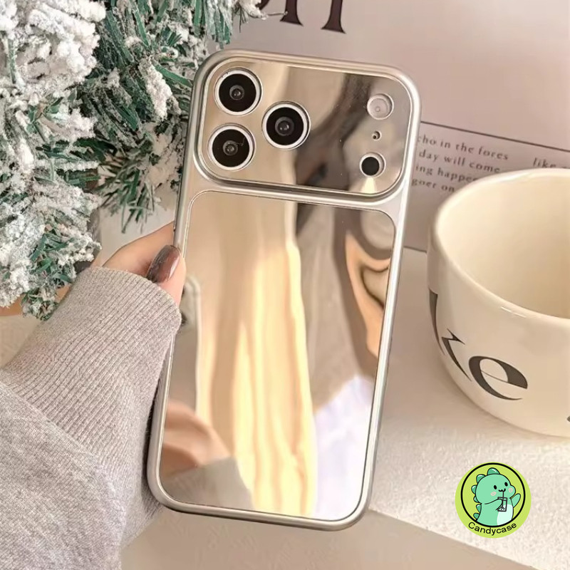 Ốp Gương Bạc Cho Xiaomi Poco X8 Pro X7 X6 Neo M8 M7 M6 Plus F8 F7 Ultra F6 Pro C75 5G 4G Vỏ Sang Trọng Vỏ Điện Thoại Mềm Phong Cách Ins Dễ Thương