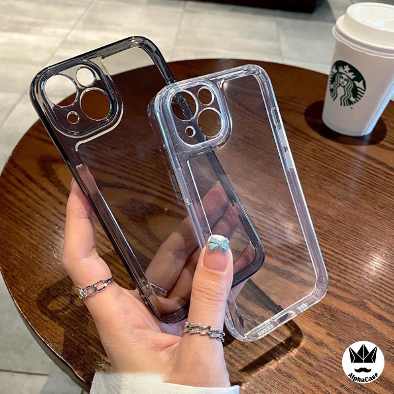 Ốp lưng iPhone cao cấp trong suốt, chống sốc, bảo vệ camera - Dành cho iP 7/8/X/XS/11/12/13/14/15/16/17/Plus/Pro/Max/Air