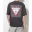 GUESS Áo Thun Nữ Tay Ngắn Logo Tam Giác, Chất Liệu Mềm Mại 200GSM