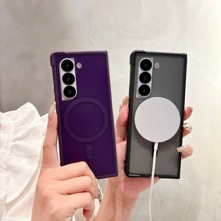 Ốp từ tính chống sốc bốn góc cho Samsung Galaxy Z Fold 7 Fold 6 Fold 5 Z Fold 4 Vỏ chống sốc