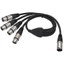 Cáp chia XLR đáng tin cậy Ngôi sao Hoàn hảo cho máy trộn Micro Cáp XLR Cáp âm nhạc