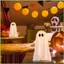 Ghosts Of Halloween Lighted Ghost Decor Đồ trang trí đáng sợ trong nhà cho bữa tiệc sinh nhật trong nhà Phòng ngủ Thiết lập ma ám gelhvn