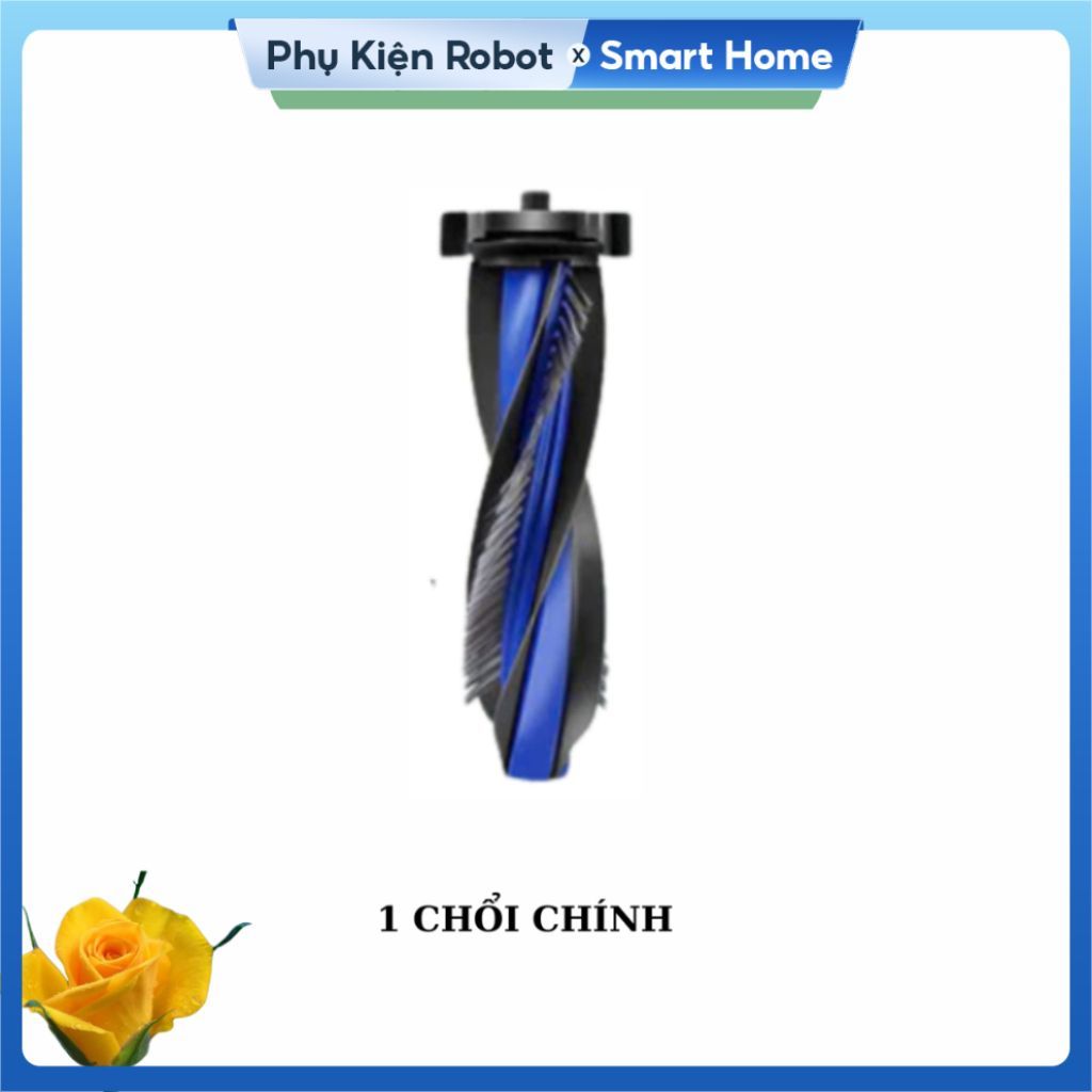 Phụ kiện robot hút bụi Ecova Deebot T90 Pro Omni: Chổi chính, Cạnh/ Bộ lọc/ Con lăn/ Túi rác/ Nước