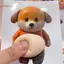 TRTR 1 / 5 Cái 3D Chó Con Dễ Thương Stier Bóp Shiba Inu Stier Tủ Lạnh Trang Trí Tường Silicon Tự Dính Stier VN