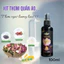 Chai Nước xả vải khô HyGienE Plus+ giữ hương thơm lâu trên quần áo, vải chai 100ml