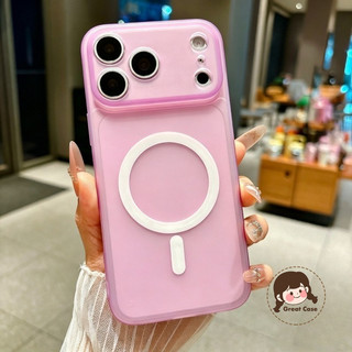 Ốp Điện Thoại Từ Tính Trong Suốt Đơn Giản Cho Redmi 15 15C 15R 14C 14R 13 13C 12 12C 12R 11A 10 Power 10A 10C 5G 4G Sạc Không Dây Mờ Vỏ Mềm Màu Trơn Mờ Dễ Thương