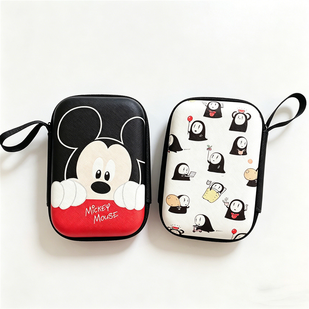 Dễ Thương Mickey Du Lịch Người Tổ Chức Túi Bảo Quản Cáp Du Lịch Phụ Kiện Kỹ Thuật Số powerbank Túi Bảo Quản