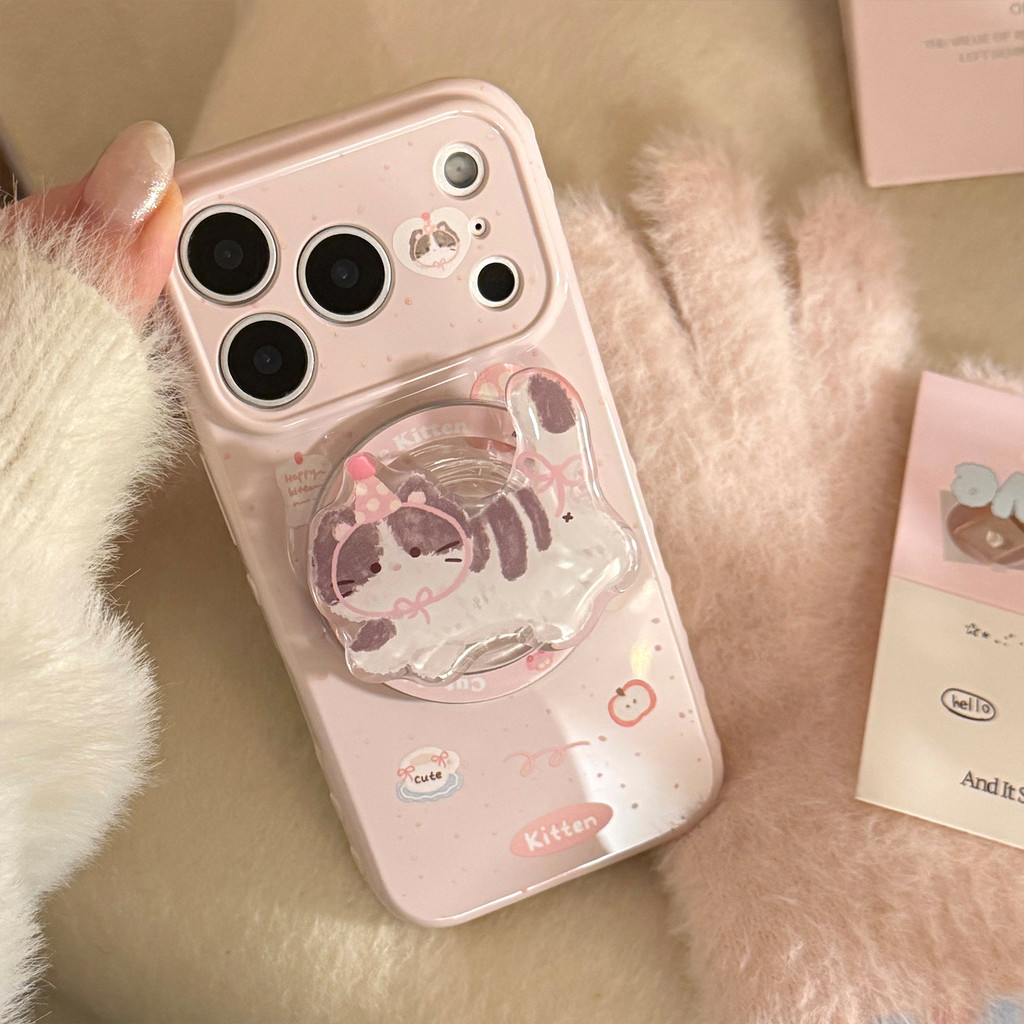 Ốp Điện Thoại Mèo Dễ Thương Cho IPhone 17 Pro Max 17 16 15 14 13 Ốp Điện Thoại Chống Rơi F6IM
