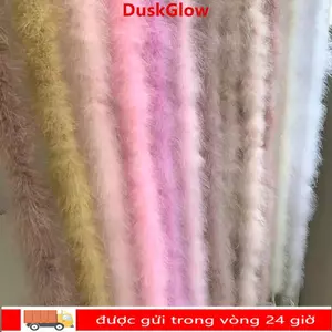 DUSKGLOW Lông Tơ Viền - Lông Thú Giả Cho DIY Trang Phục và Trang Trí Nhà Cửa