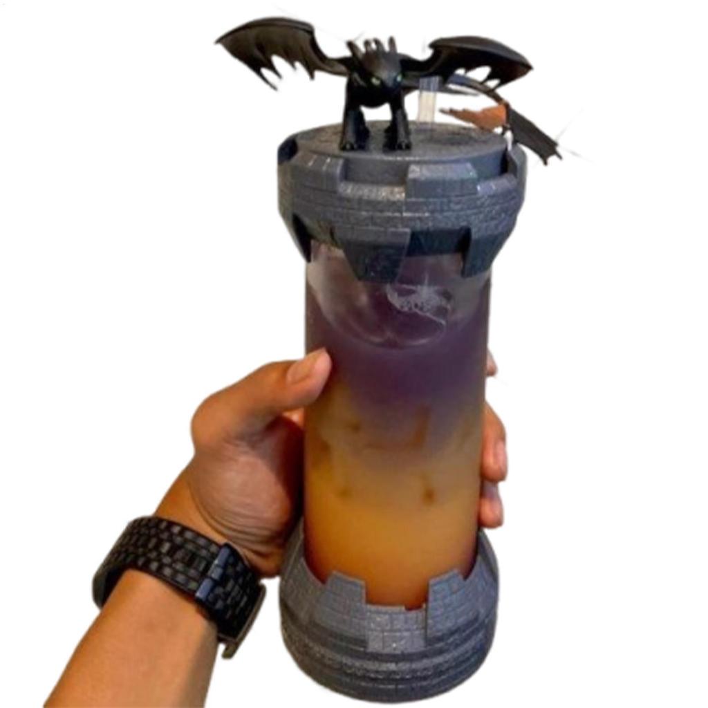 Anime Coffee Mug Anime Dragon Coffee Cup 2025 Cartoon Peripherals Movie Bottle for Workplace Fans Women wipqsvn
