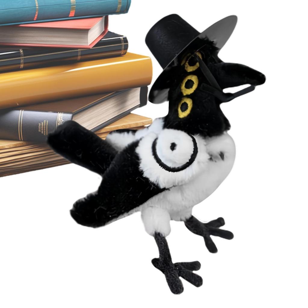 For Devil Hunter Plush Animals Movie Character Three-Eyed Bird Plushie Plush Stuffed Animal Toys for Children junlavn