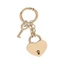 Yoo Heart Ổ Khóa Túi Quyến Rũ Trái Tim Móc Khóa Ví Charm Chain Phụ Kiện Túi Xách