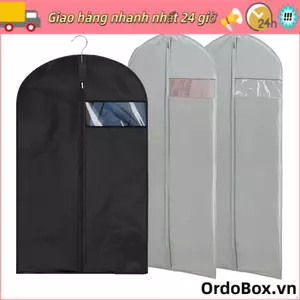 Túi đựng bụi quần áo ORDOBOX, Túi đựng quần áo Túi đựng quần áo Túi đựng đồ treo, PEVA bền bỉ Chống bụi Tủ quần áo chống nước sắp xếp Áo khoác phù hợp với váy