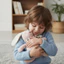 Búp bê thỏ dệt kim QEARY, Đồ chơi nhồi bông mềm mại phong cách Kawaii, Sinh nhật dài chân thủ công cỡ nhỏ Đồ chơi thỏ nhồi bông cho bé gái