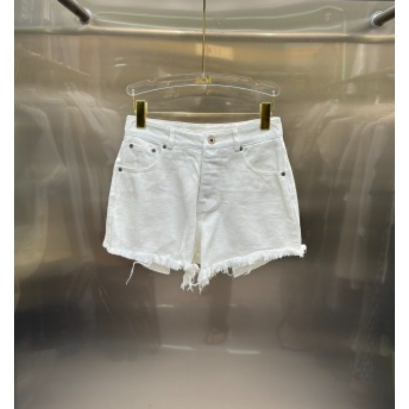 Quần short Denim thêu lưng cao mới dành cho nữ