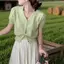 Cardigan bằng lụa mỏng dành cho nữ, phong cách nhẹ nhàng, phù hợp mùa hè