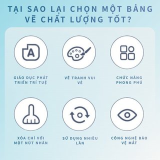 Bảng vẽ LCD 16 inch – Tự xóa, đa sắc cầu vồng – Kèm bút, khóa màn hình – Màn hình rộng, viết xóa nhanh – Dễ sử dụng
