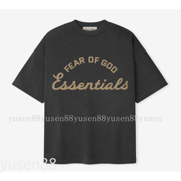 Bộ sưu tập mới ESSENTIALS FEAR OF Summer - Áo thun ngắn tay cotton nguyên chất