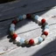 Vòng tay đính cườm pha lê Unisex - Đá đỏ mặt trăng Aquamarine Labradorite- Tăng cường giấc ngủ thủ công - 2026 Hàng mới về