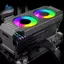 Vỏ PC Mô-đun bộ nhớ RAM ARGB Cooler DDR3 sang DDR5 5V 3Pin PWM 4Pin Light Sync 120mm Bộ tản nhiệt làm mát quạt kép