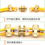 Tất Cả Đồng 5 Điểm Ống Nước Phụ Kiện Nước Áp Lực Cao Rửa Xe Ống Nước Khớp Nhanh Điểm Ống Khớp Phụ Kiện AVMJ
