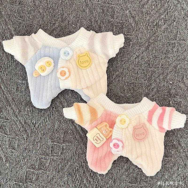 Quần Áo Cho Bé 10cm Cotton Búp Bê Sao Biển Thân Thể Bình Thường 15cm Màu Sắc Dễ Thương Phù Hợp Với Áo Liền Quần Body Dress Up
