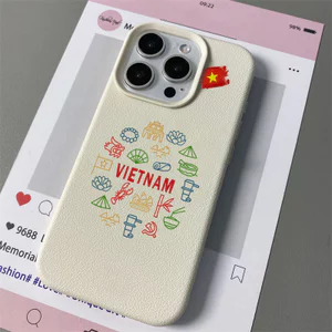 Ốp điện thoại bảo vệ camera họa tiết da cho iPhone 7/8/Plus/X/XS/11/12/13/14/15/16/17/Pro/Max/Air